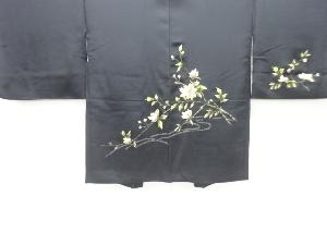 絞り枝花模様刺繍絵羽織